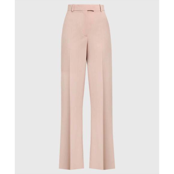 NEW VALENTINO wool pants in beige